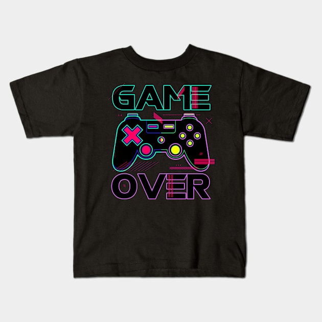 game over Kids T-Shirt by hayr pictures